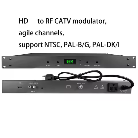 HD to NTSC agile and adjacent channels modulator, HD to PAL-B/G agile catv modulator, adjacent chann