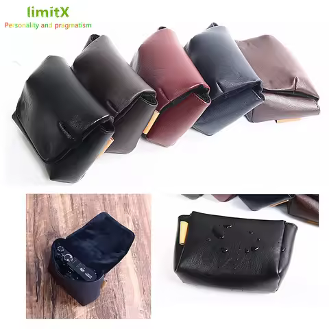 Retro PU Leather Camera Bag Water Resistant Case For Fujifilm X Half X-HF1 Instax mini EVO X100V X10