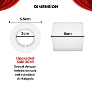 SUPERSAVE Curtain Spacer Ripple Fold Blackout Curtain Wave Fold Curtain Spacers Window Treatment