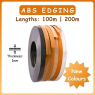ABS Edging Woodgrain Wood Grains (20mm-40mm) Banding Sisi Papan Kulit Papan Pagar Hijau Dawai