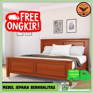 divan kasur dipan tempat tidur minimalis divan kasur kayu ranjang - 160x200cm