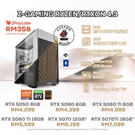 Z-GAMING RYZEN/RTXON 4.3 - PC GAMING PACKAGE / 16GB DDR5 / 1TB SSD / R5 8400F + GPU OPTION(S)