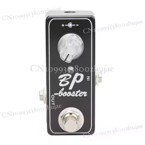 Premium Electric Guitar and Bass EP Booster Pedal with Clear Tone, Overdrive and Signal Boost