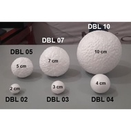 Dummy Styrofoam Ball 15 cm DBL 15 PX CONTENTS 6 PCS (Go-Jek/Grab)