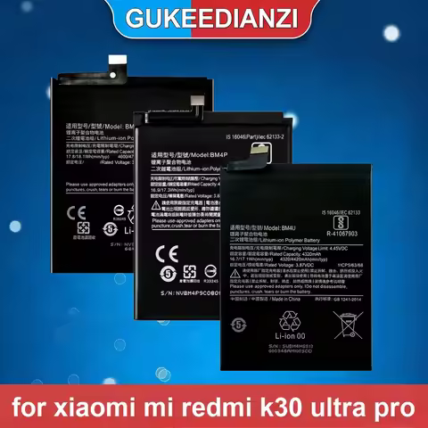 Mobile Phone Battery Safe BM4Q BM4U BM4P 4420-4700mAh For Xiaomi MI For Redmi K30 Ultra Pro