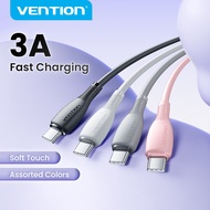 Vention Type-C Cable 3A Fast Charging Durable Cable with Strap for Phones/Tablets/Mobile Devices