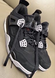 JORDAN 4 BLACK CANVAS