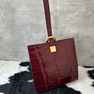 Celine 思琳 甜甜圈鱷魚皮 Donut 水桶包