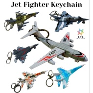 Jet Fighter Keychain PVC