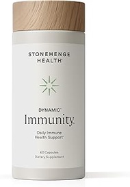 Stonehenge Health Dynamic Immunity Daily Supplement 10-in-1 Immune Boosters Zinc, Elderberry, Echina