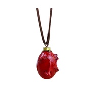Alkyne Anime BerserkBehelit resin Necklace,Crimson Behelit Pendant,1997 Guts Griffith Berserk Egg Of
