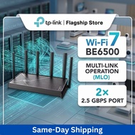 TP-Link Archer BE400 WiFi 7 BE6500 Dual-Band Dual 2.5G Ports Router with EasyMesh HomeShield