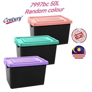 7997 Century Storage Box With Wheel / Bekas Simpanan Dengan Roda 50 litre