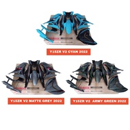 ORIGINAL HLY - COVERSET COVER SET BODYSET Y15ZR V2 GREY CYAN GREEN HIJAU LUMUT ARMY GREEN 2022