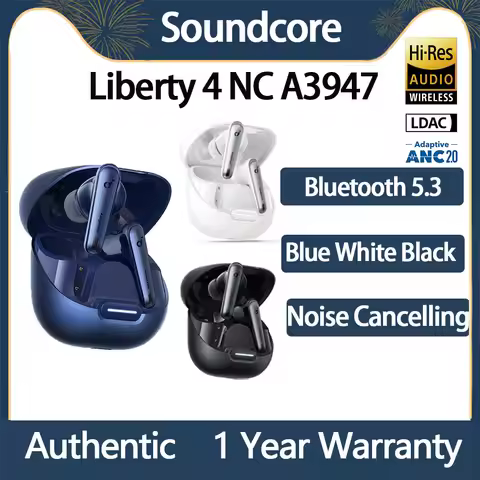 Soundcore Liberty 4 NC In-Ear Wireless Bluetooth Earphones Noise Reduction Cabin LDAC Audio Technolo