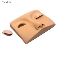 Fitow 3D Simulated Eyelash Makeup Training Model Head, Replaceable Eyes, Reusable FE