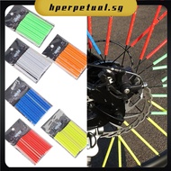 【HEPA】12pcs Bicycle Wheel Spokes Reflective Sticker Tube Strip Cycling Reflector DIY
