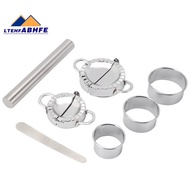 Dumplings Maker,7 Pack Stainless Steel Easy Pie Ravioli Empanadas  Mold,Pierogi Cutter Wrappers Past