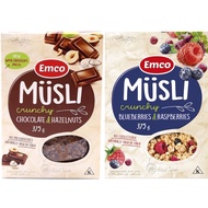 [ Breakfast Cereal ] Emco Crunchy Musli ( Muesli )Flavour Chocolate & Hazelnut / Blueberry & Raspber