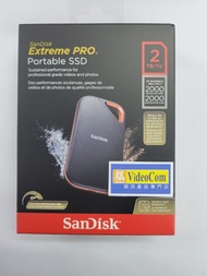 2TB Extreme PRO V2 SSD 2000MB/R&W 2.5吋行動固態硬碟 IP65 防水 防塵 防震 (SDSSDE81-2T00) 619659181314