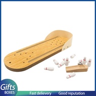 [ Next Day Delivery ] Gift Boxes Wooden Mini Tabletop Bowling Game Children Gift Toy