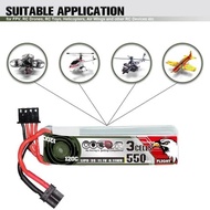 Coddar 3S 550mah 120C 11.1V FPV Drone Whoop Racing Lipo Battery