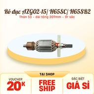 Copper wire chisel Rotor AZG02-15/ H65SC/ H65SB2 body 53 length 207mm 9 teeth