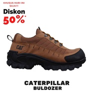 【ins】Caterpillar Short Mountain Shoes Men Buldozer Safety Shoes Iron Tip Tracking Outdoor Boots