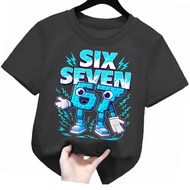 Boys and girls t-shirts, 67 six seven short sleeves, 2-12 years old k.623