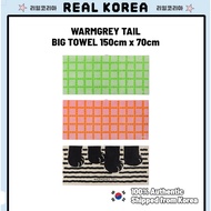 WARMGREY TAIL BIG TOWEL 150cm x 70cm