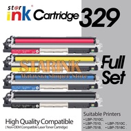 FULL SET Compatible to Canon 329 Cartridge 329 Black Canon 329 Cyan CRG 329 Magenta CRG 329 Yellow C