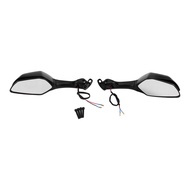 []-For YZF-R7 YZF-R9 Rearview Mirror with Turn Signal Side Mirror for YZF-R9 Motorcycle Accessories