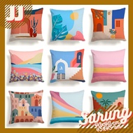 SANTORINI BOHO SERIES PRINTED SOFA CUSHION COVERS 40X40 CM AND 45X45 CM