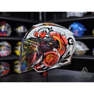 GSB G-263 Red Rose Open Face Helmet