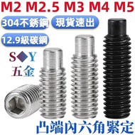 (((M2-M5) Grade 12.9/304 Stainless Steel Material Convex Edge Hexagon Socket Firming Screw Screw Hea
