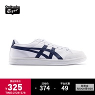 Onitsuka Tiger鬼塚虎休闲鞋轻便潮流男女款板鞋经典运动小白鞋ADVANTI 白色/蓝色 38