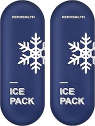 KEKHEALTH Ice Pack for Insulin Travel Case Reusable-(Standard 75g:2.6x6.9") Instant Hot and Cold Gel