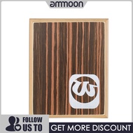 [ammoon]Walter Compact Travel Cajon Box Drum Flat Hand Drum Percussion Instrument with Adjustable St
