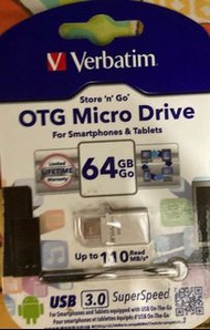 Verbatim OTG Micro USB 3.0 Drive 64GB