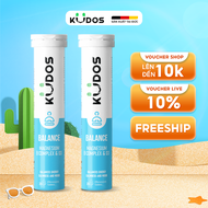 Combo 2 Tuýp Thực phẩm bảo vệ sức khỏe KUDOS BALANCE MAGNESIUM WITH B VITAMIN COMPLEX & D3 (20 viên