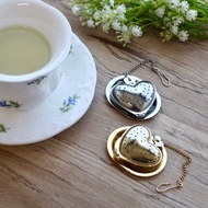 日本【SALUS 佐藤金屬】Tomiwoody 懸掛式濾茶器-愛心(兩色)