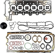 1set Engine Overhaul Gasket Seals Kit N54 N55 Compatible for BMW 335i 135i E82 E84 E88 E90 E92 E93 F