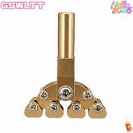 MKOFONU Fret Press Tool, Brass Brass Color Guitar Presser, Professional Fret Repair Tool For Fret Le