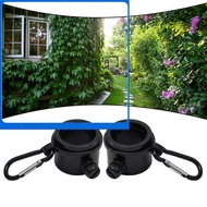 [TWILIGHT]Industrial Plastics Flag Pole Rings 2x 360 Degree Rotating Flagpole Plastics