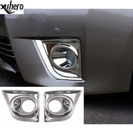 Toyota Corolla Altis Car Front Fog Light Lamp Frame Exterior Accessories ABS 2pcs for 2014 2015 2016