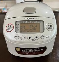 ZOJIRUSHI 象印 NP-RN05-WA 圧力 IH 電子鍋 3合炊き 日本製 減糖煮飯