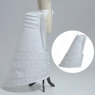 Cind Pannier Petticoat White Victorian Bustle Cages Hoop Skirt Cage Skirt for Women