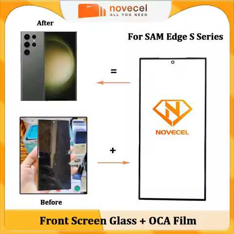 Novecel 5Pc For Samsung Galaxy S23U S22U S21U S20U Note20U Note10 Plus S20 S10 5G Ori Screen Front G