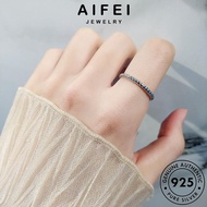 AIFEI JEWELRY Adjustable Original Twist Cincin Women Ring Fashion 925 純銀戒指 Korean Perak Sterling Accessories For Silver Perempuan R1001