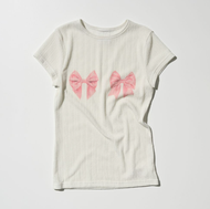 [SCULPTOR] Bow Bow Baby Tee White | Bow Bow Hoodie White Melange